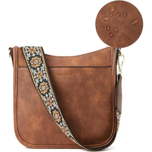 Crossbody Bags for Women Trendy Vegan Leather Hobo Purses Shoulder - Picture 6 of 7